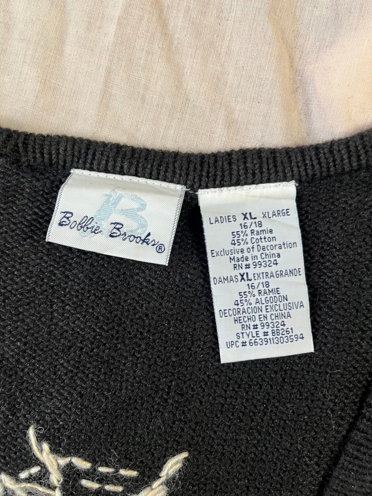 Ouija 1990s Halloween Sweater Vest XL