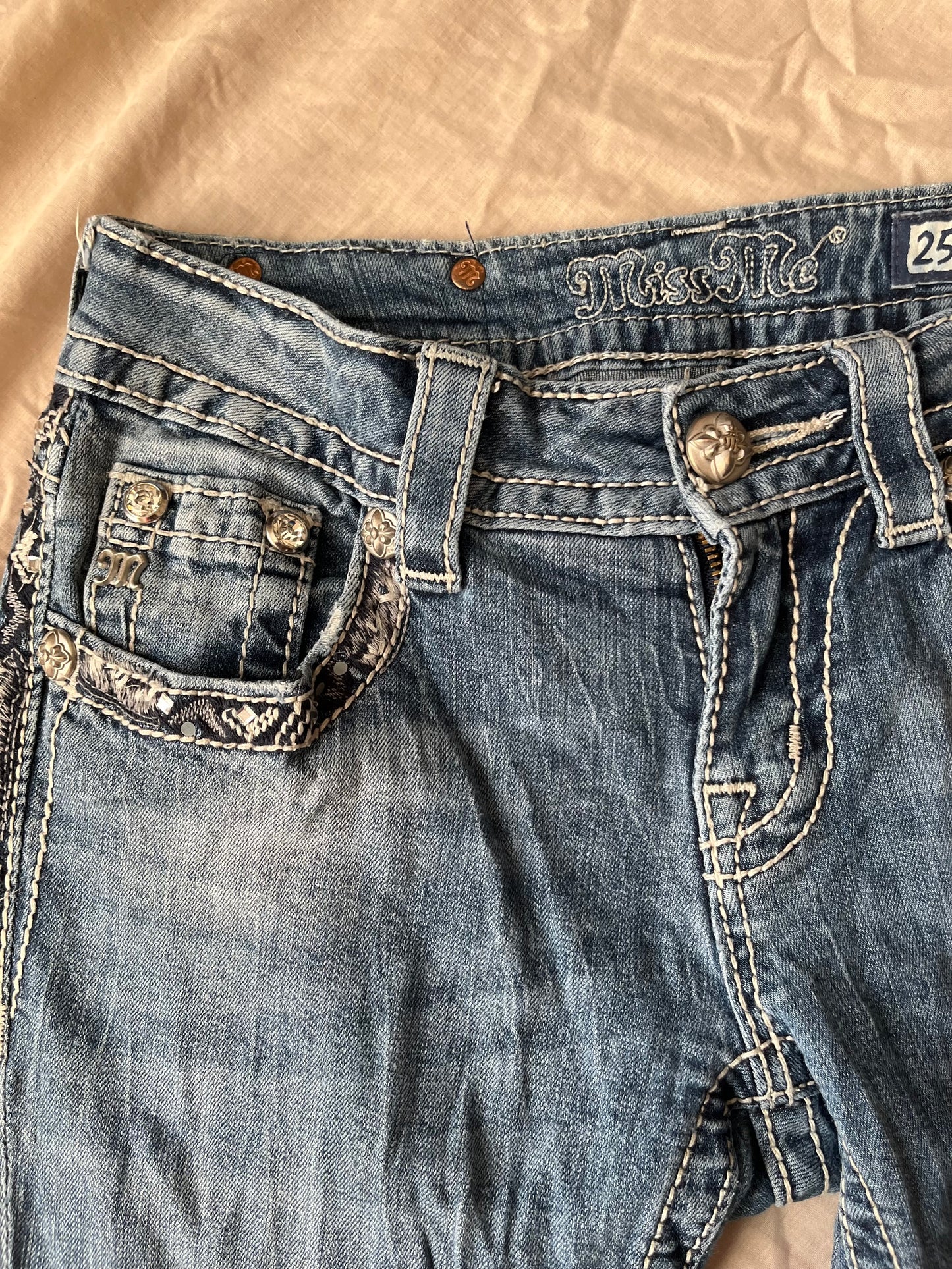 Y2K Miss Me Jeans UK 6