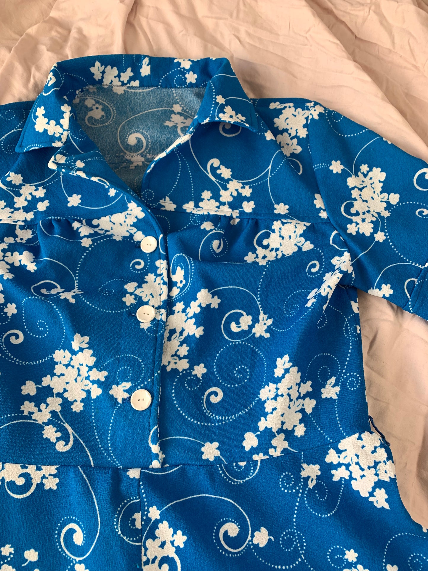 Elise 70s Dress UK 14