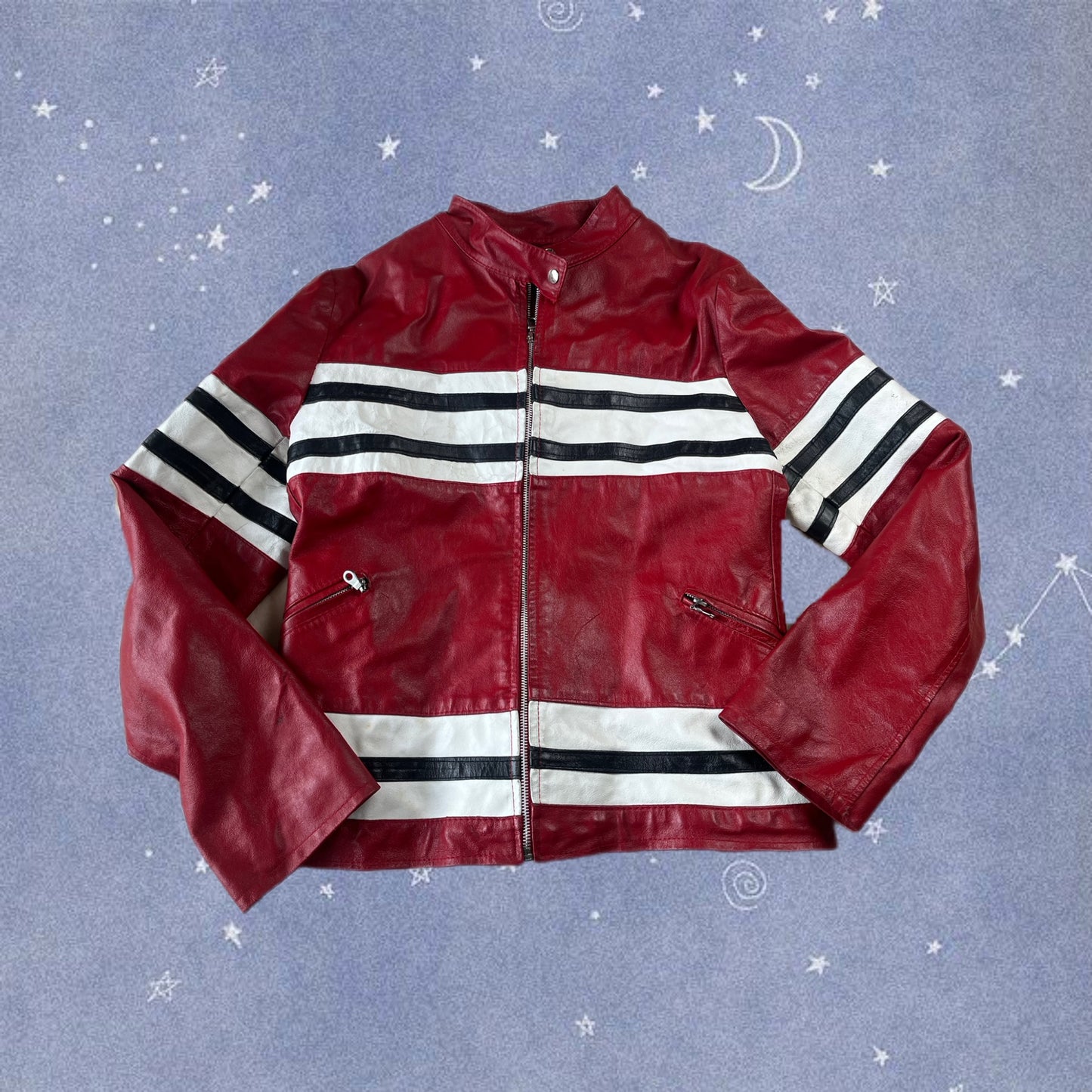 Daisy Leather Jacket UK 10