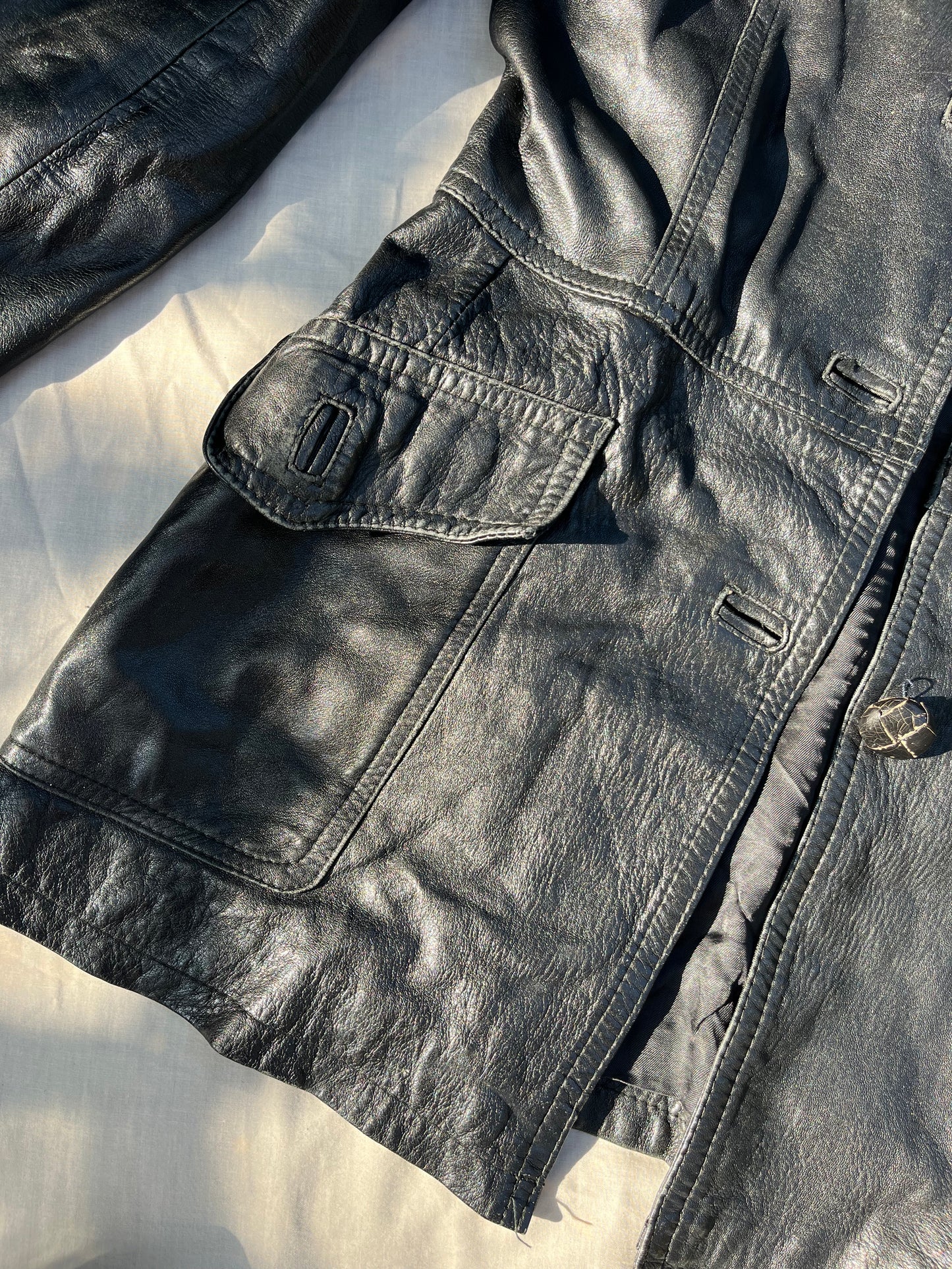 Jane Leather Jacket UK 6-8