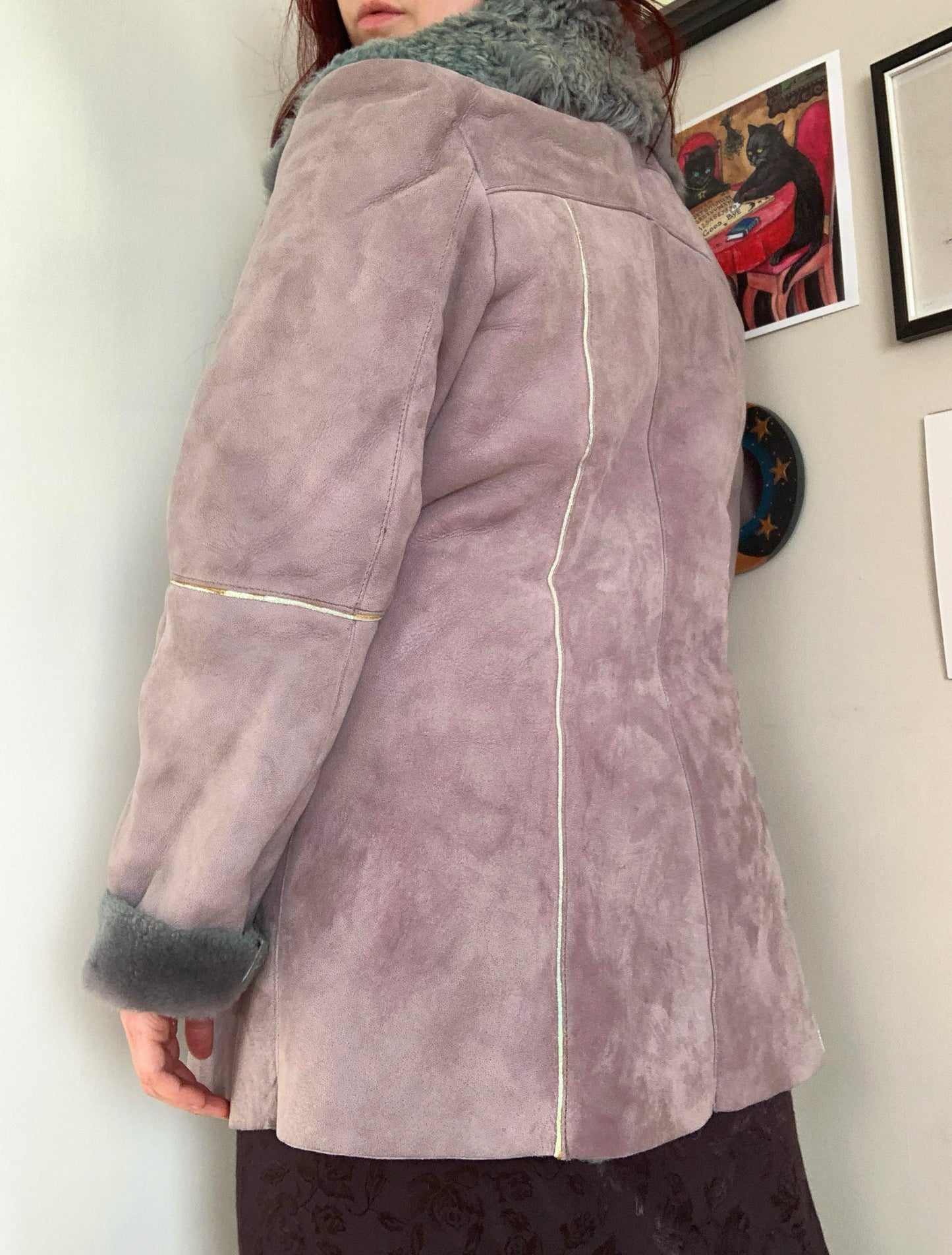 Angel Y2K Afghan Coat UK 14