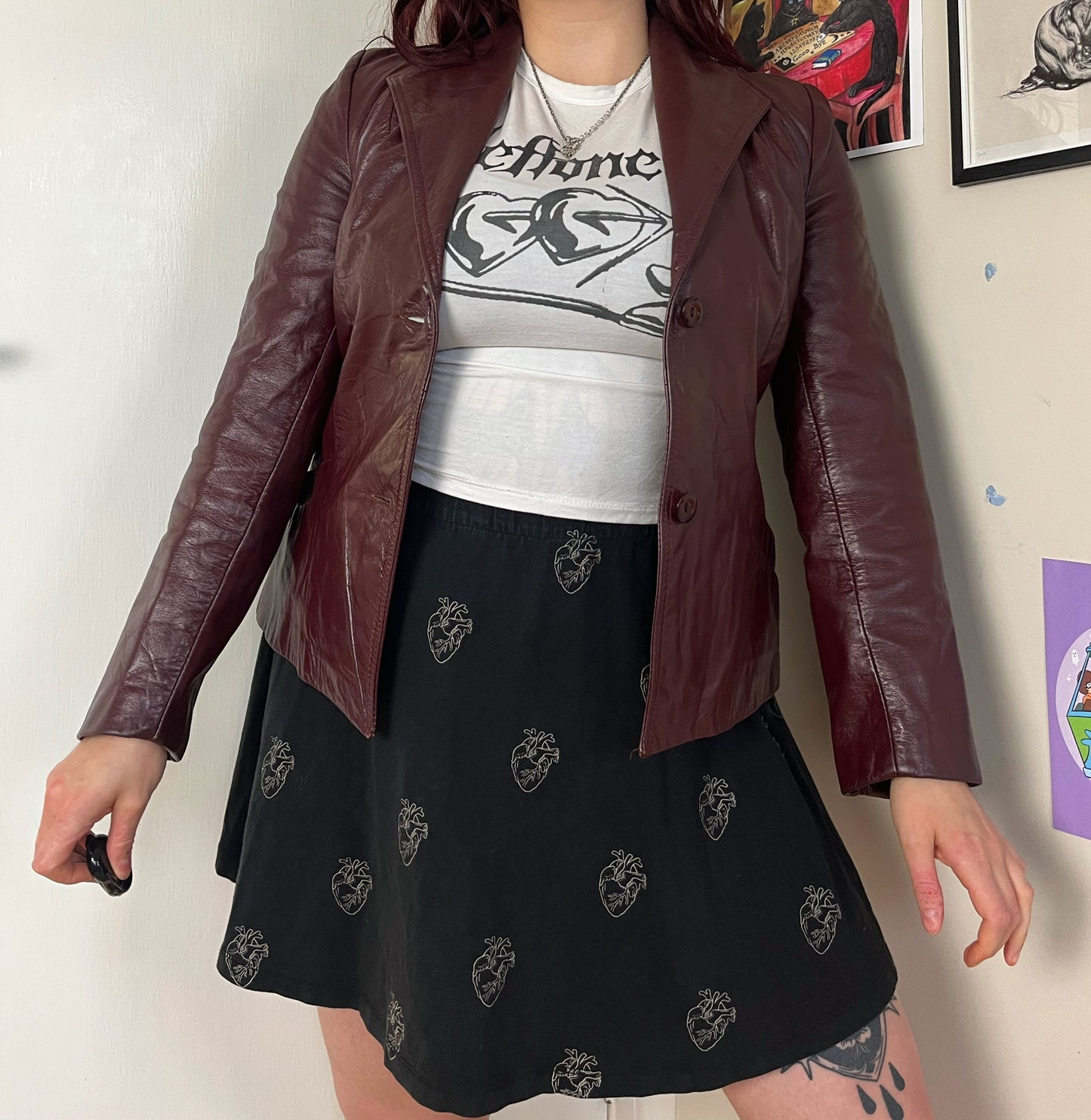 Winona Leather Jacket UK 8