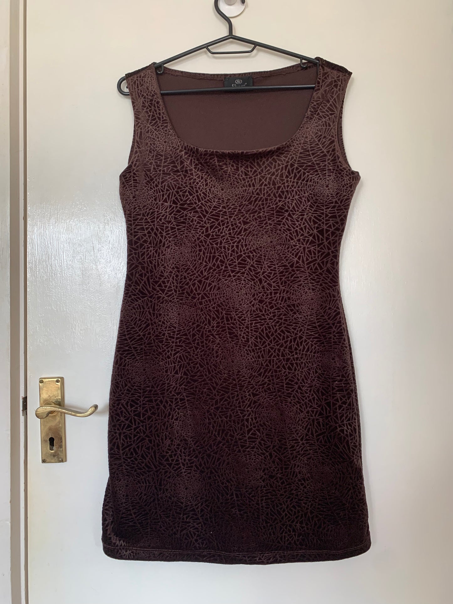 Cobwebs 90s Velvet Dress UK 10/12