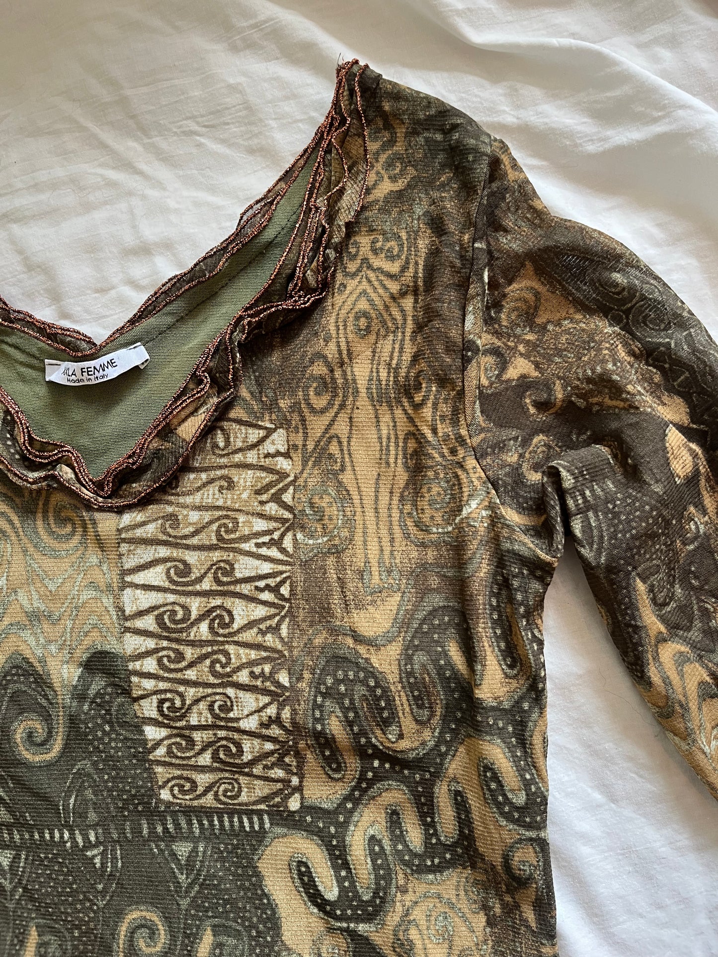 Bonnie 90s Top UK 12-14