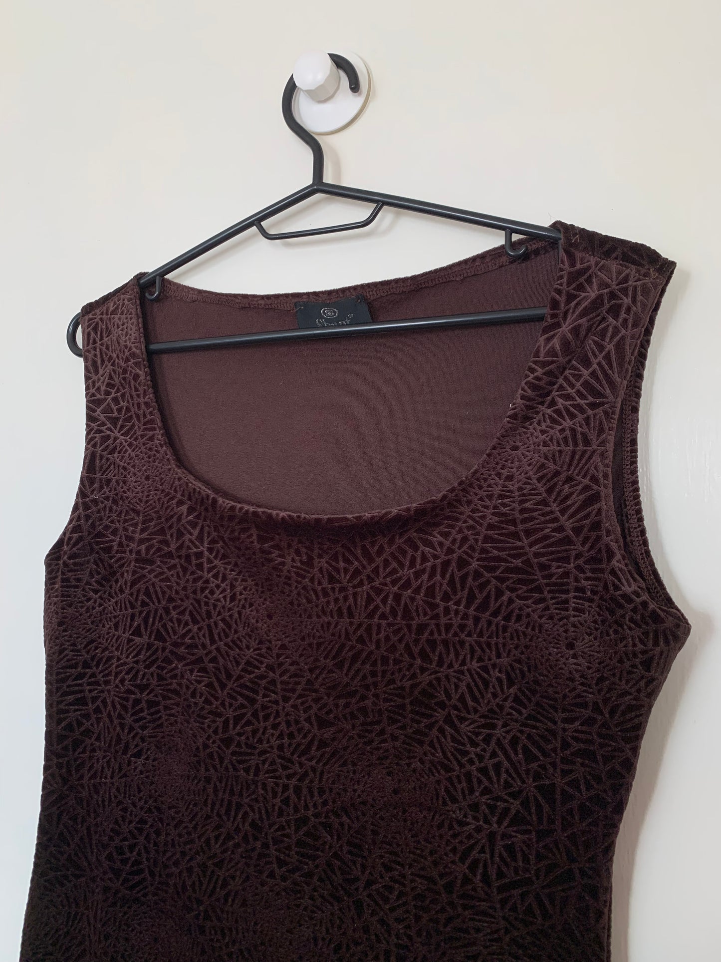 Cobwebs 90s Velvet Dress UK 10/12
