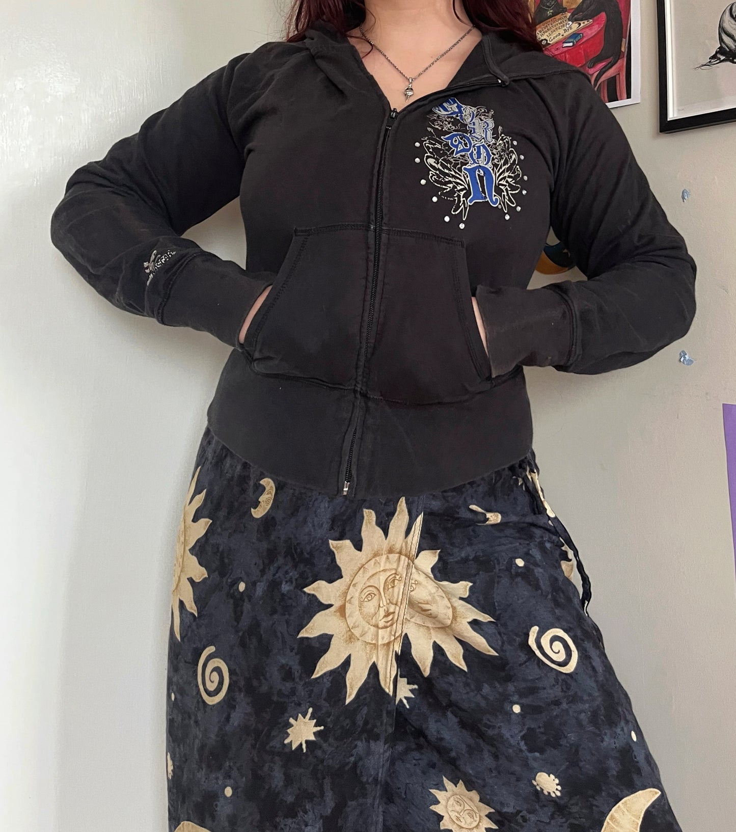 2000s Nascar Hoodie M