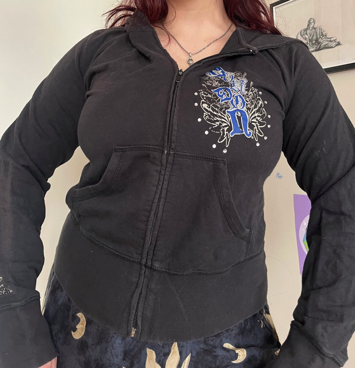 2000s Nascar Hoodie M