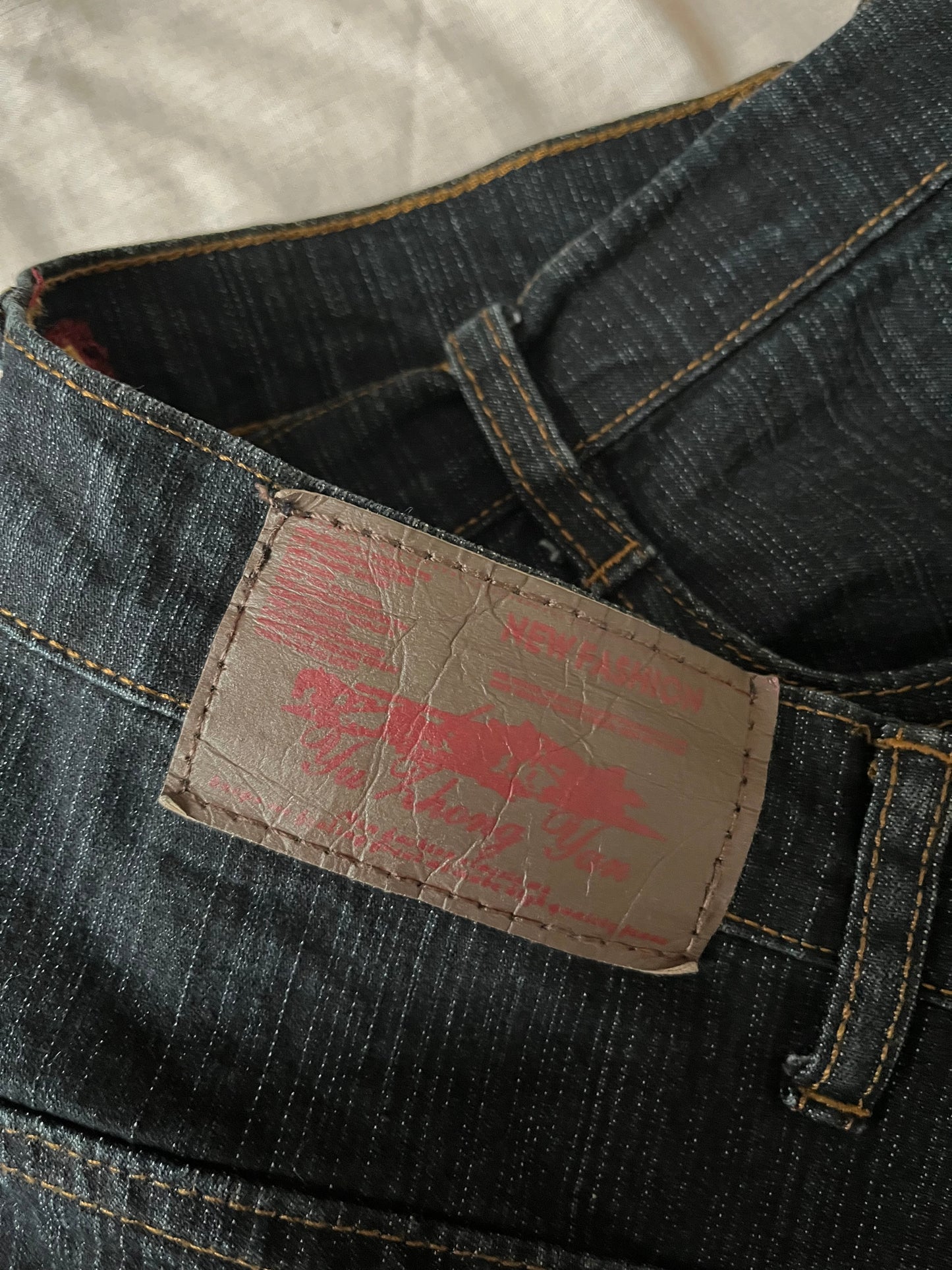 Butterfly Embroidered Jeans - UK 12