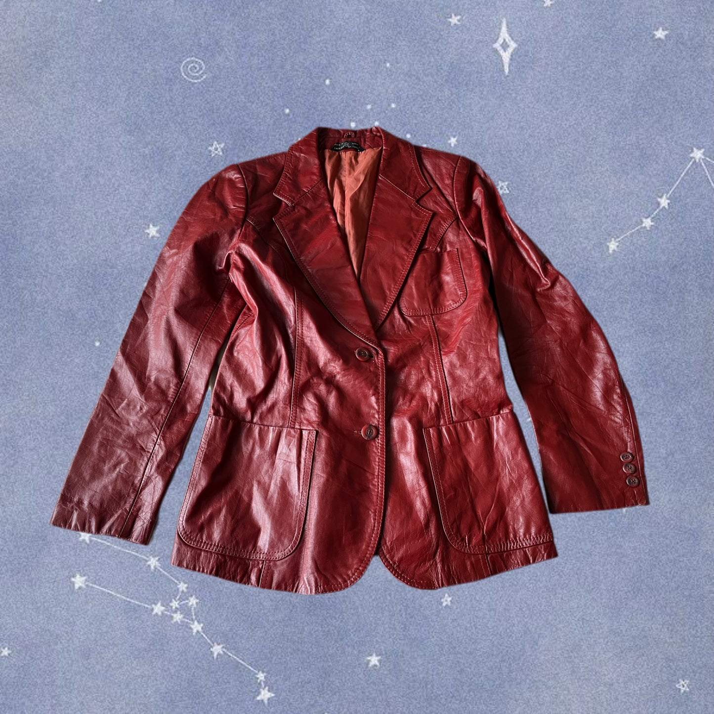 Andie Leather Jacket UK 6-10/S