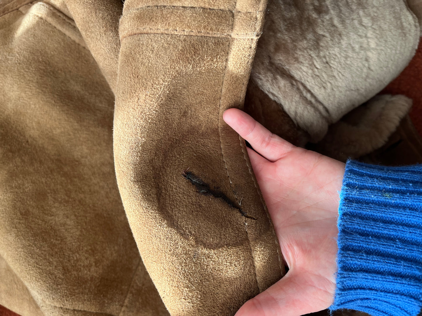 Lori 90s Shearling Coat UK 16/L