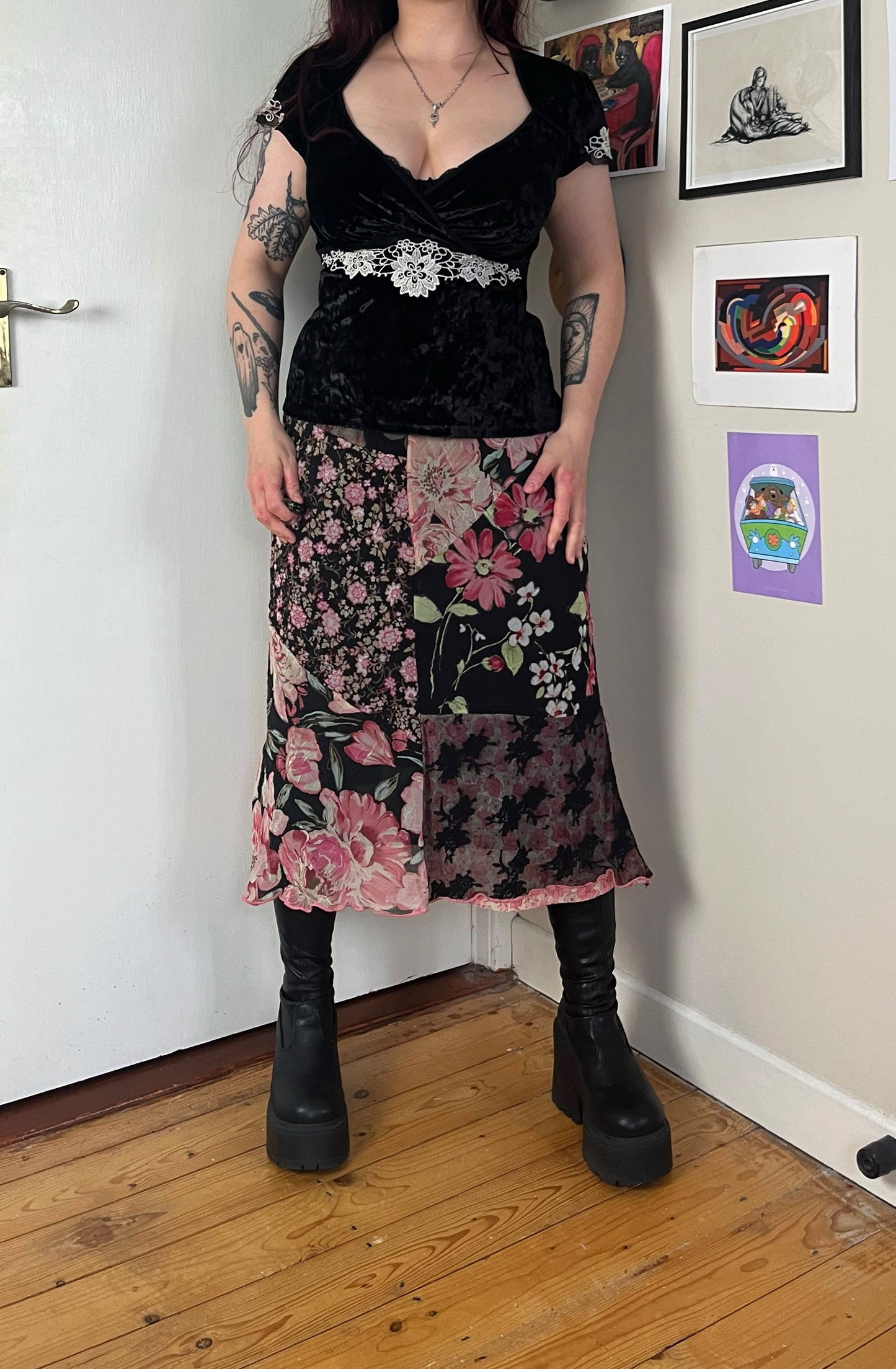 Cherry Skirt UK 10-14