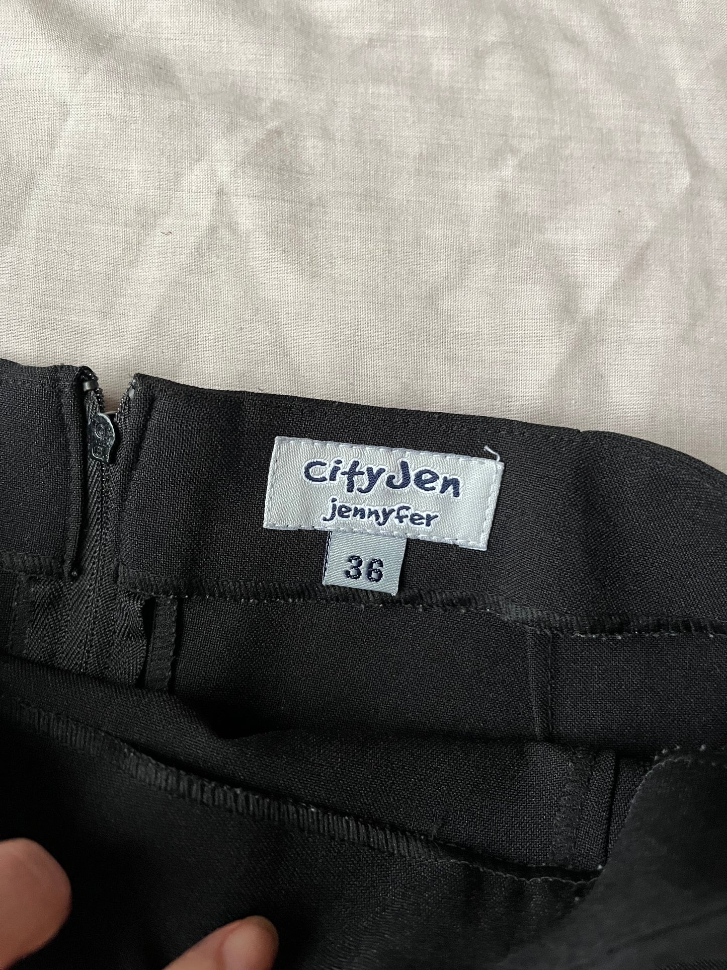 Black Mini Skirt - UK 8