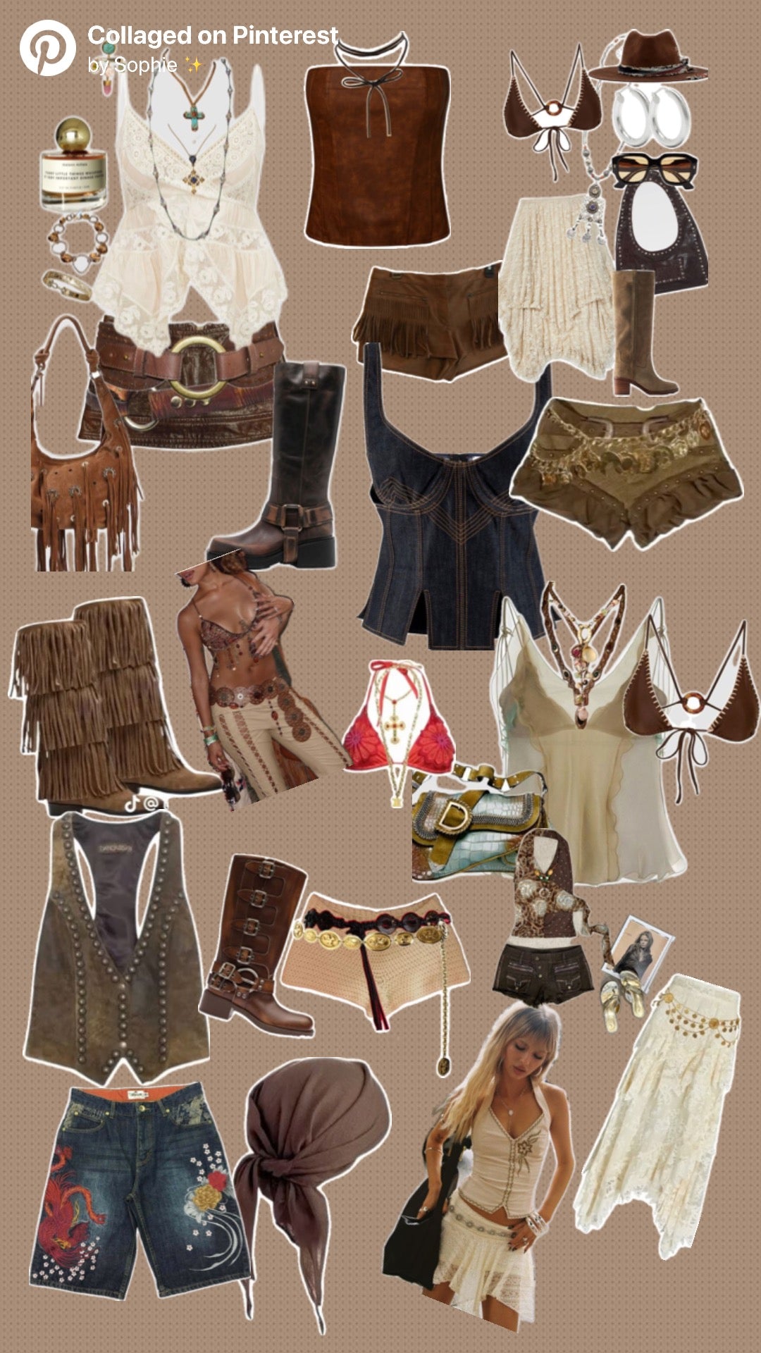 Y2K Western Bundle UK 8-10 - 5 Pieces