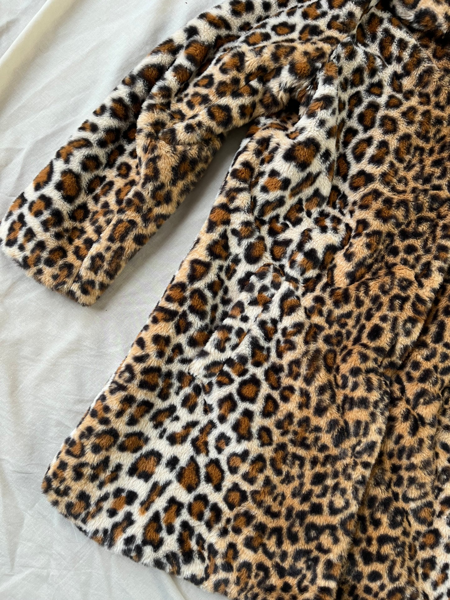 Leopard Print Coat M