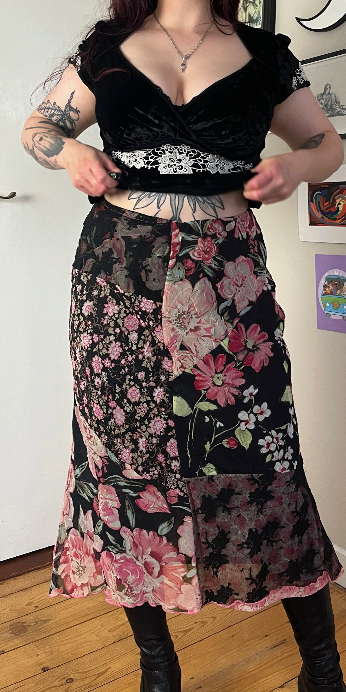 Cherry Skirt UK 10-14