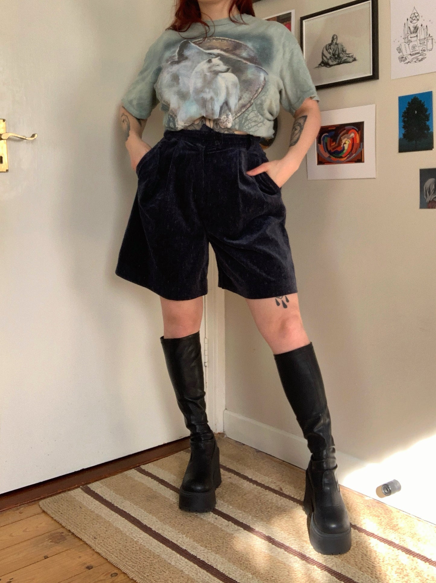 Nova 90s Shorts UK 8-10