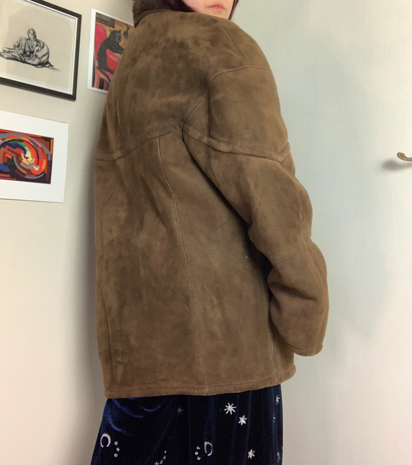 Lee 90s Shearling Coat UK 18-20/XL