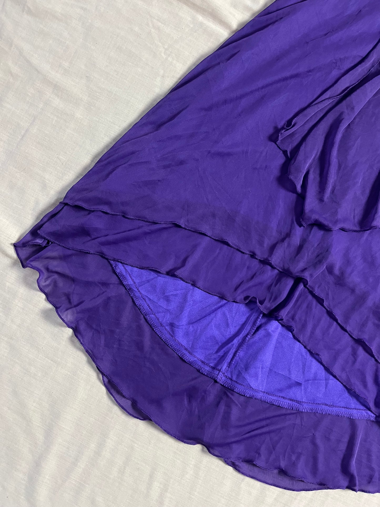 Purple Mesh Dress - UK 8-10