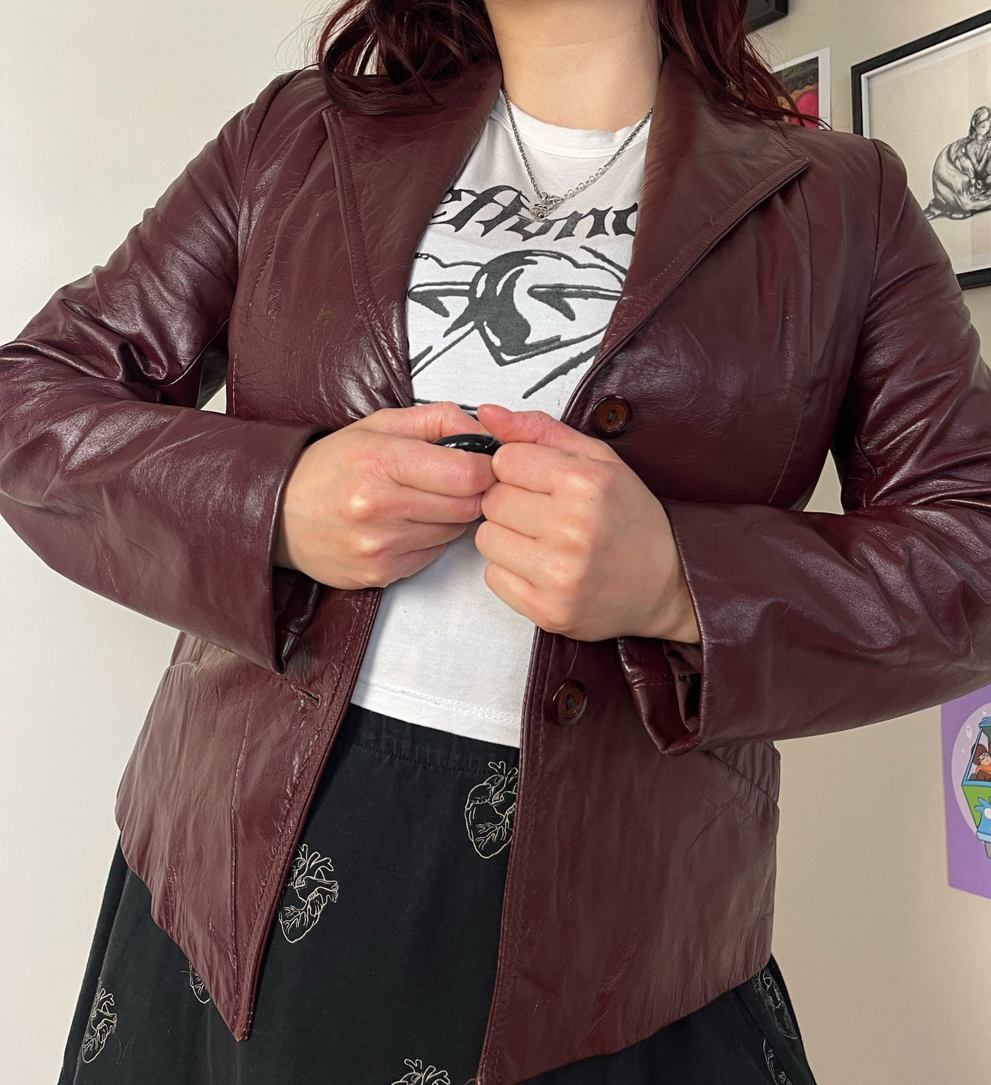 Winona Leather Jacket UK 8
