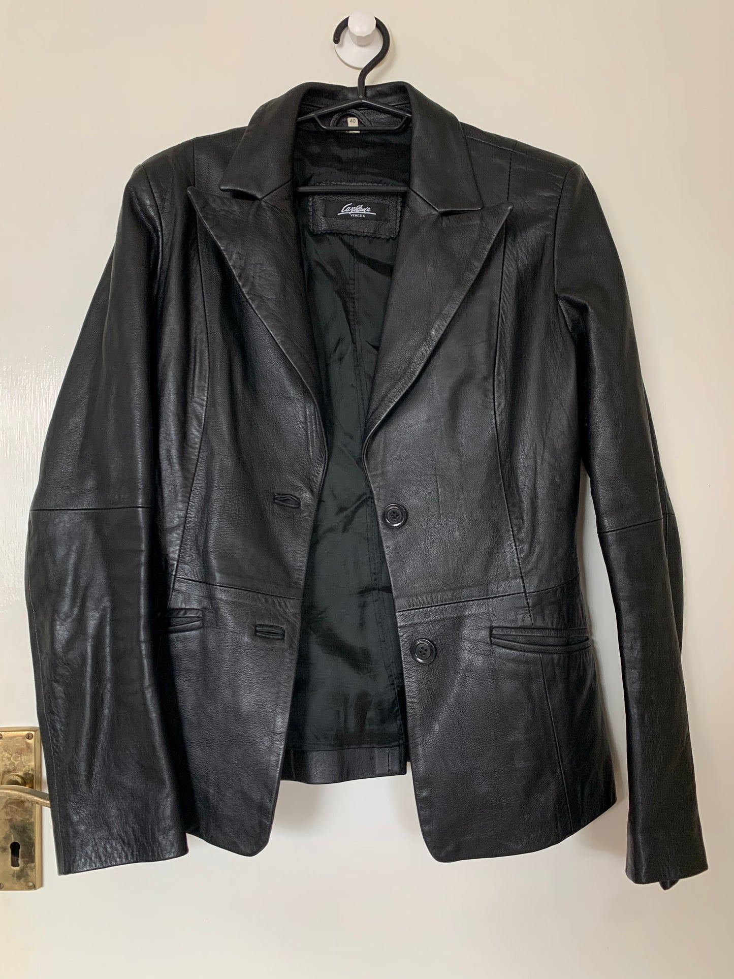 Sienna 90s Faux Leather Jacket S