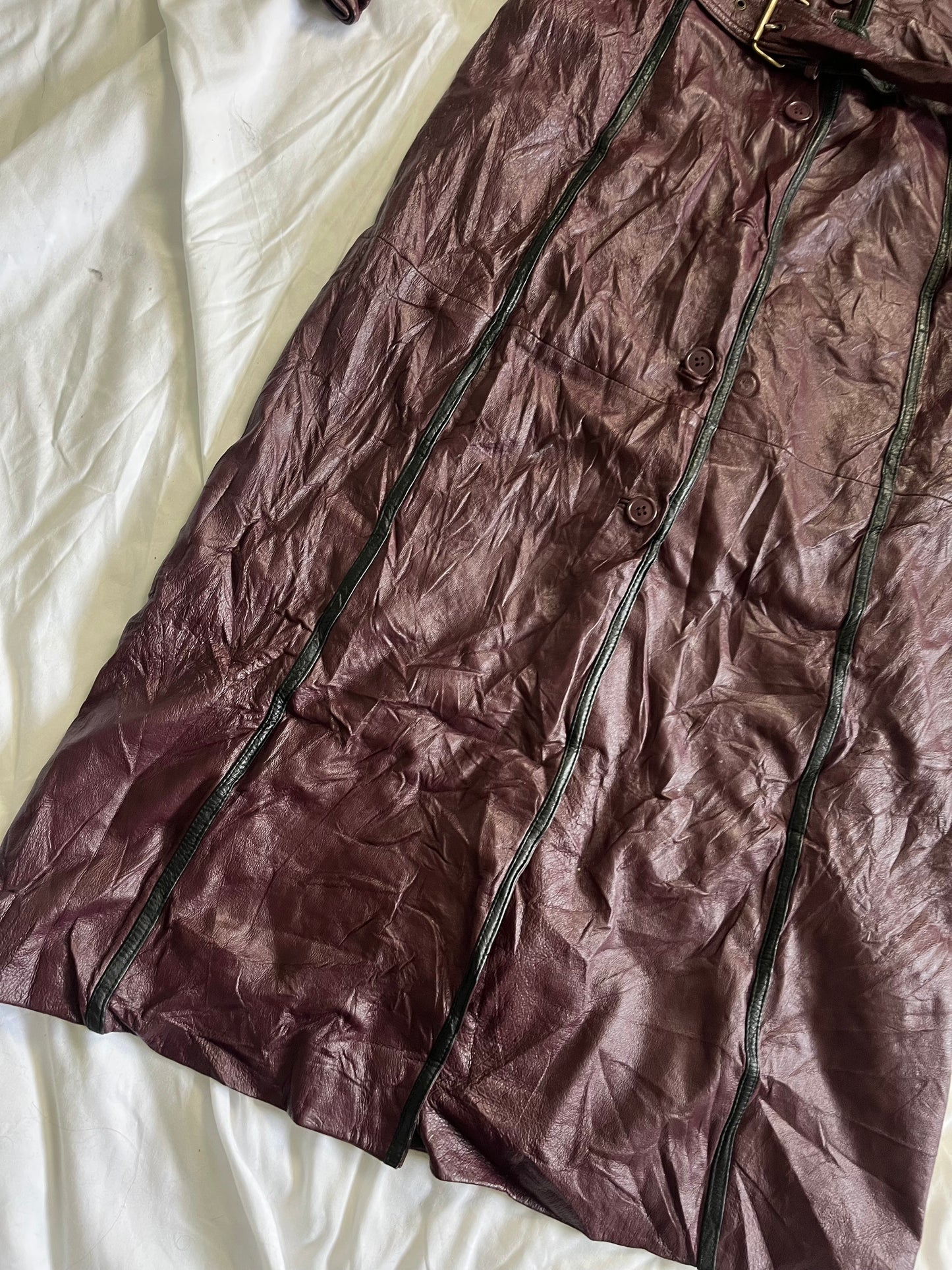 Raven Leather Jacket UK 12