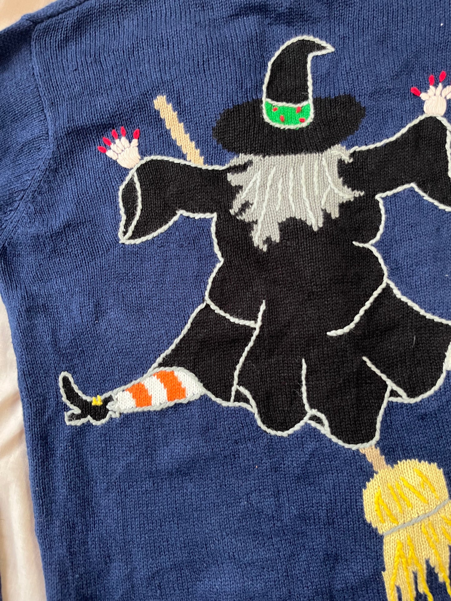 Hocus Pocus 1990s Halloween Cardigan M/L
