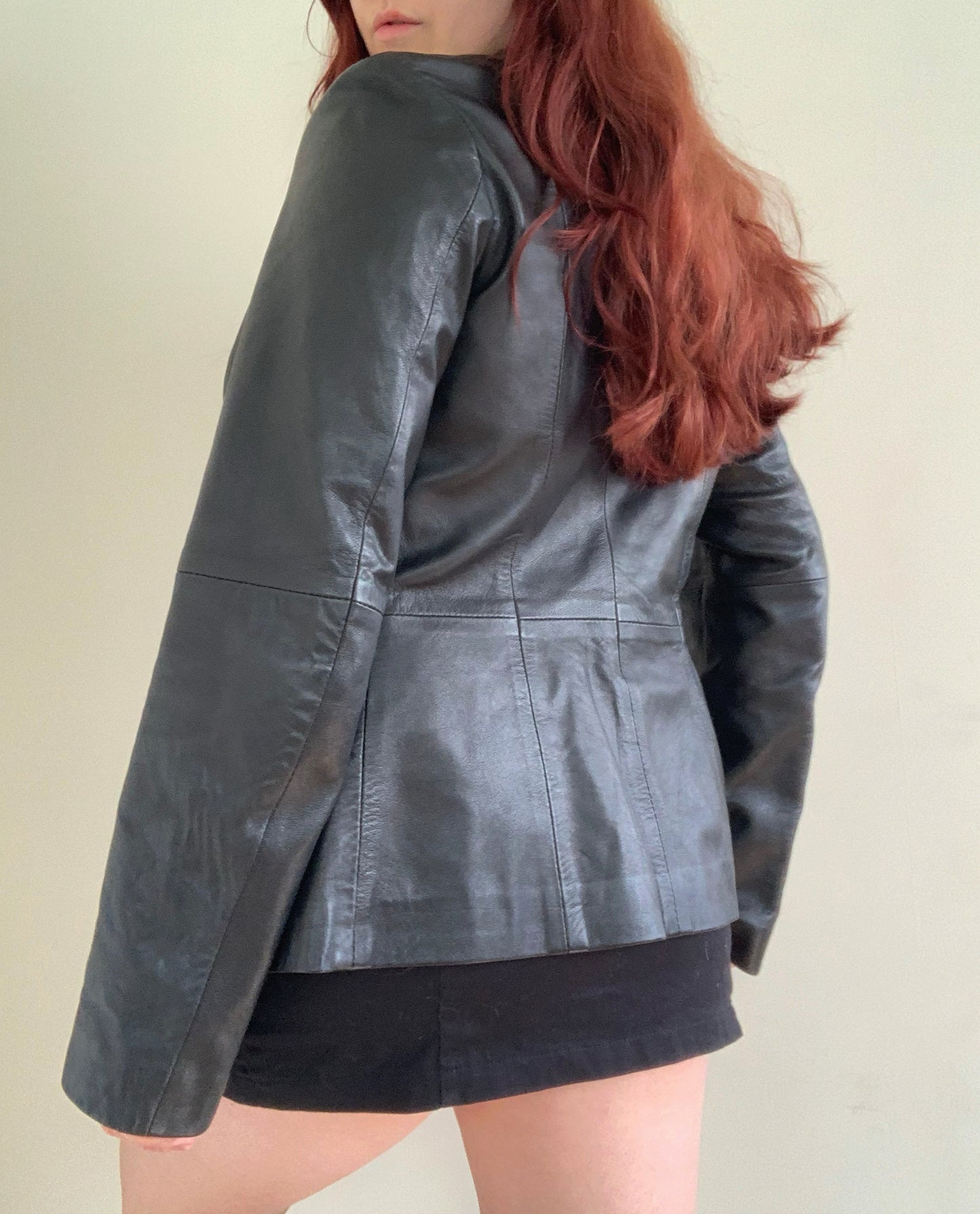 Sienna 90s Faux Leather Jacket S