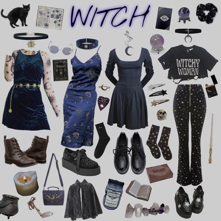 90s Whimsigoth Style Bundle UK 10-12 - 5 Pieces
