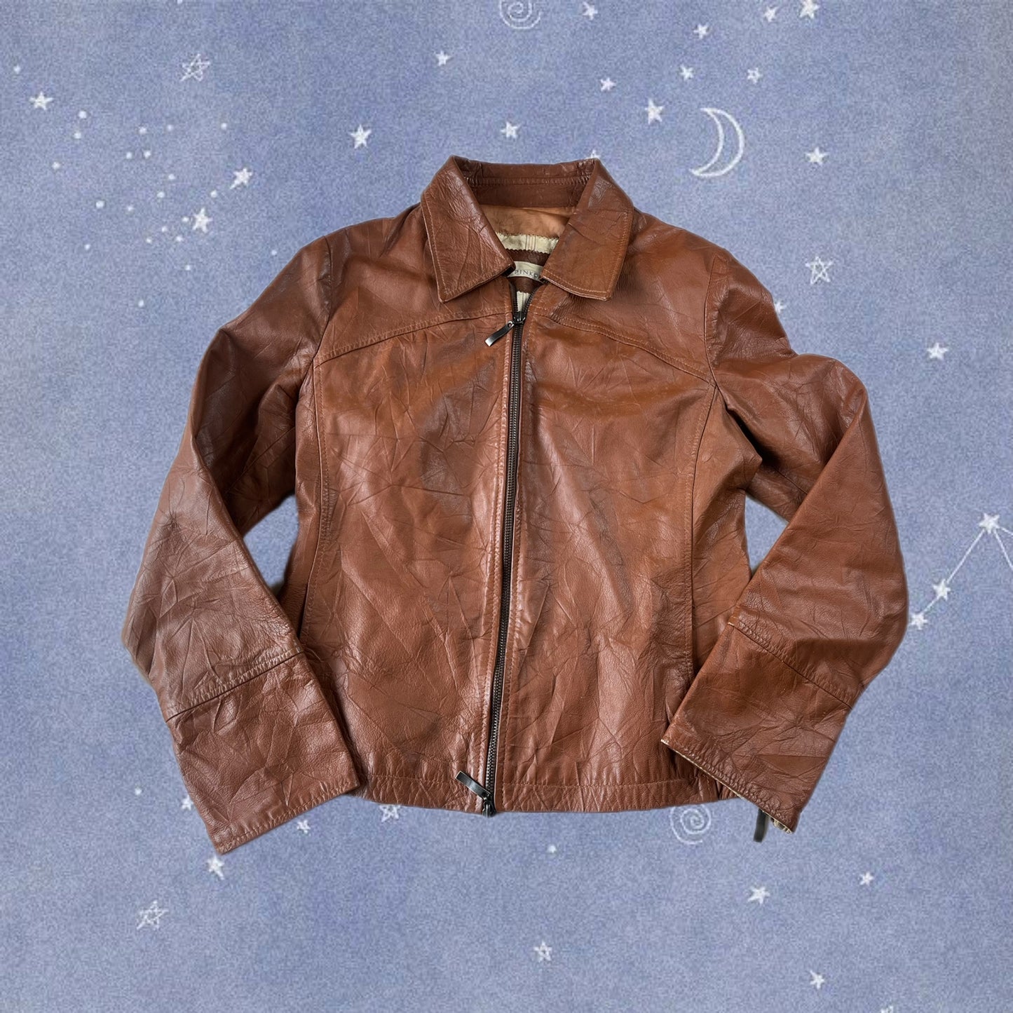 Camille Leather Jacket UK 8