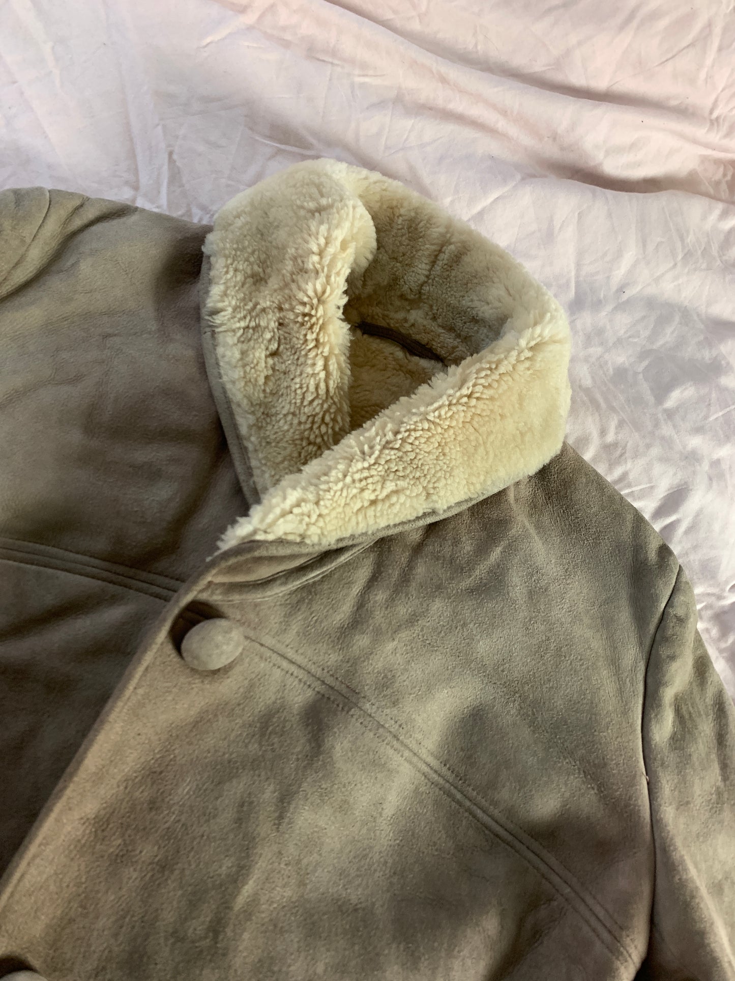 Leon 90s Shearling Coat UK 16-18/L