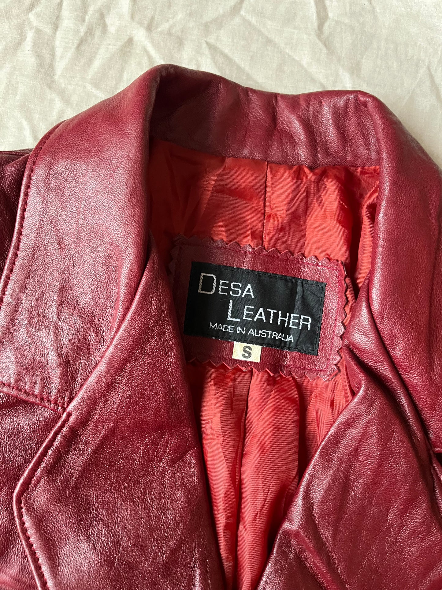 Ruby Leather Jacket UK 8-10