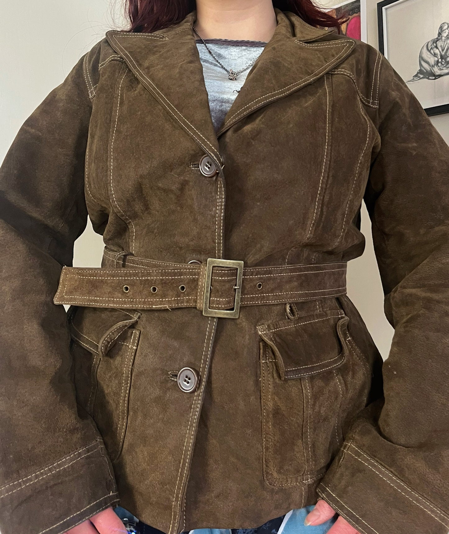 Tami Suede Jacket UK 14-16