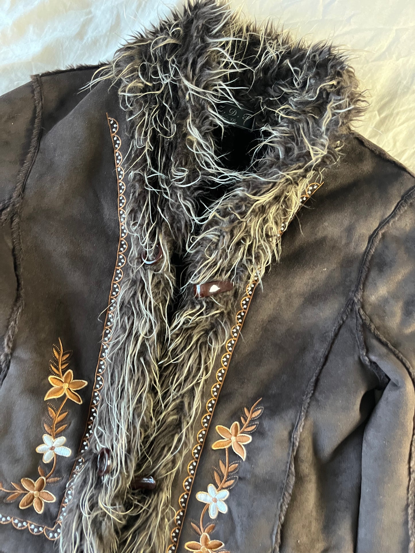 Ella Afghan Coat UK 14-16