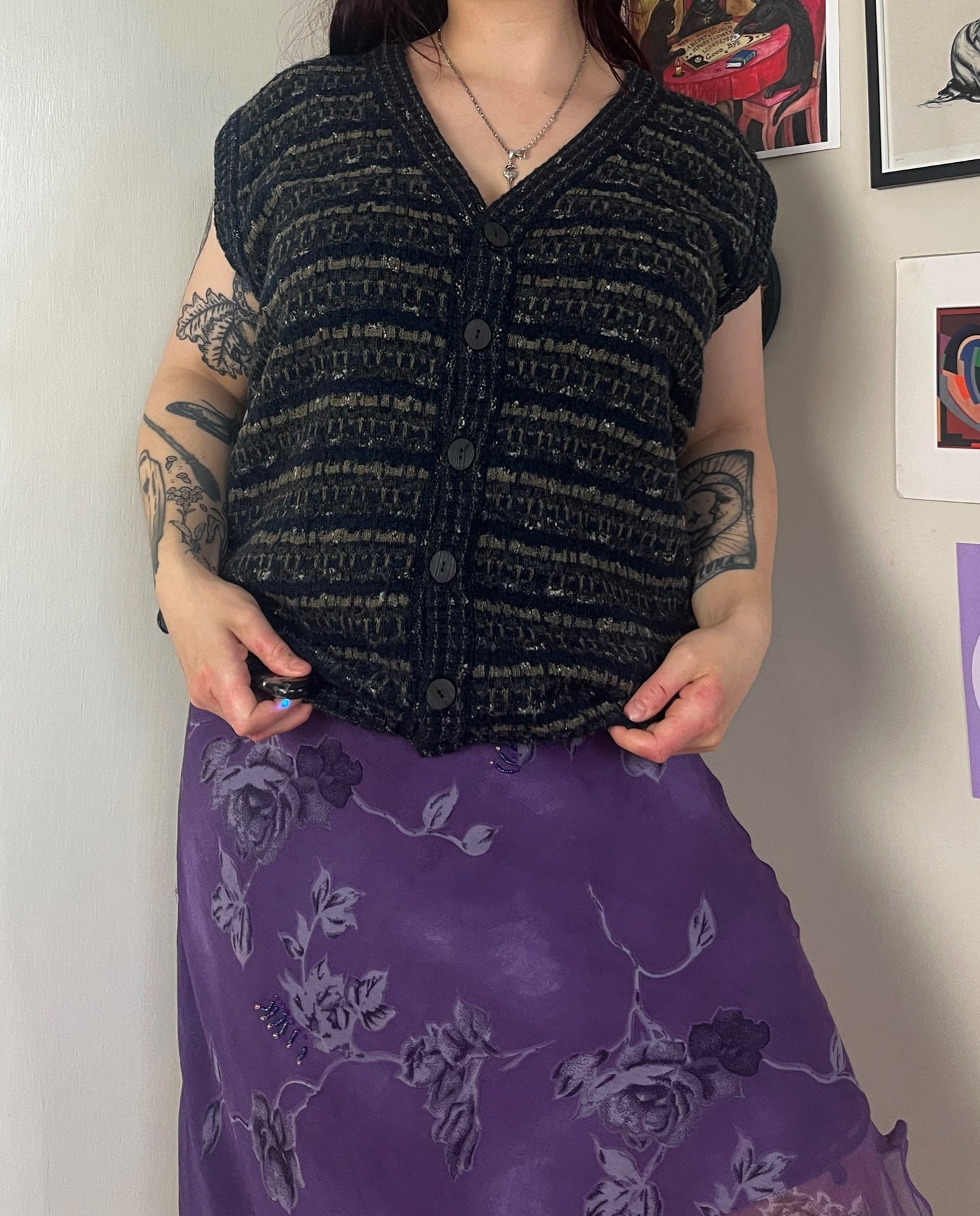 Talia Sweater Vest L