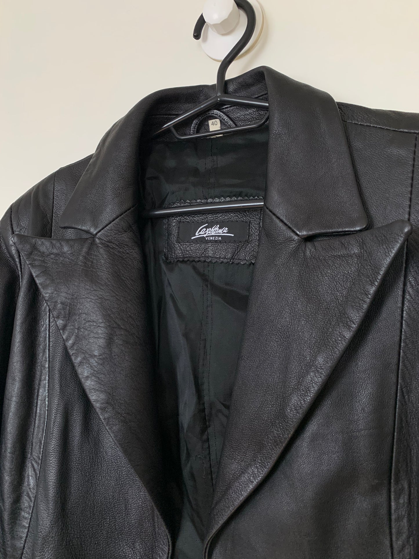 Sienna 90s Faux Leather Jacket S