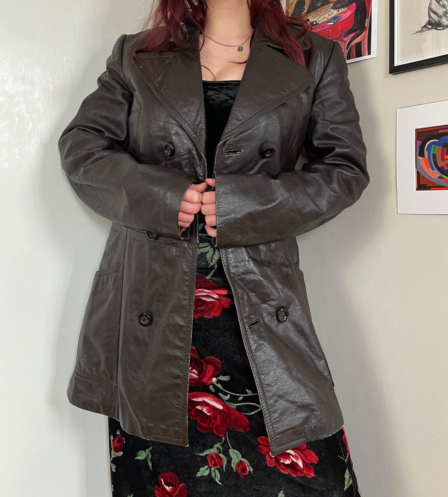 Morgan 90s Leather Jacket UK 12-14