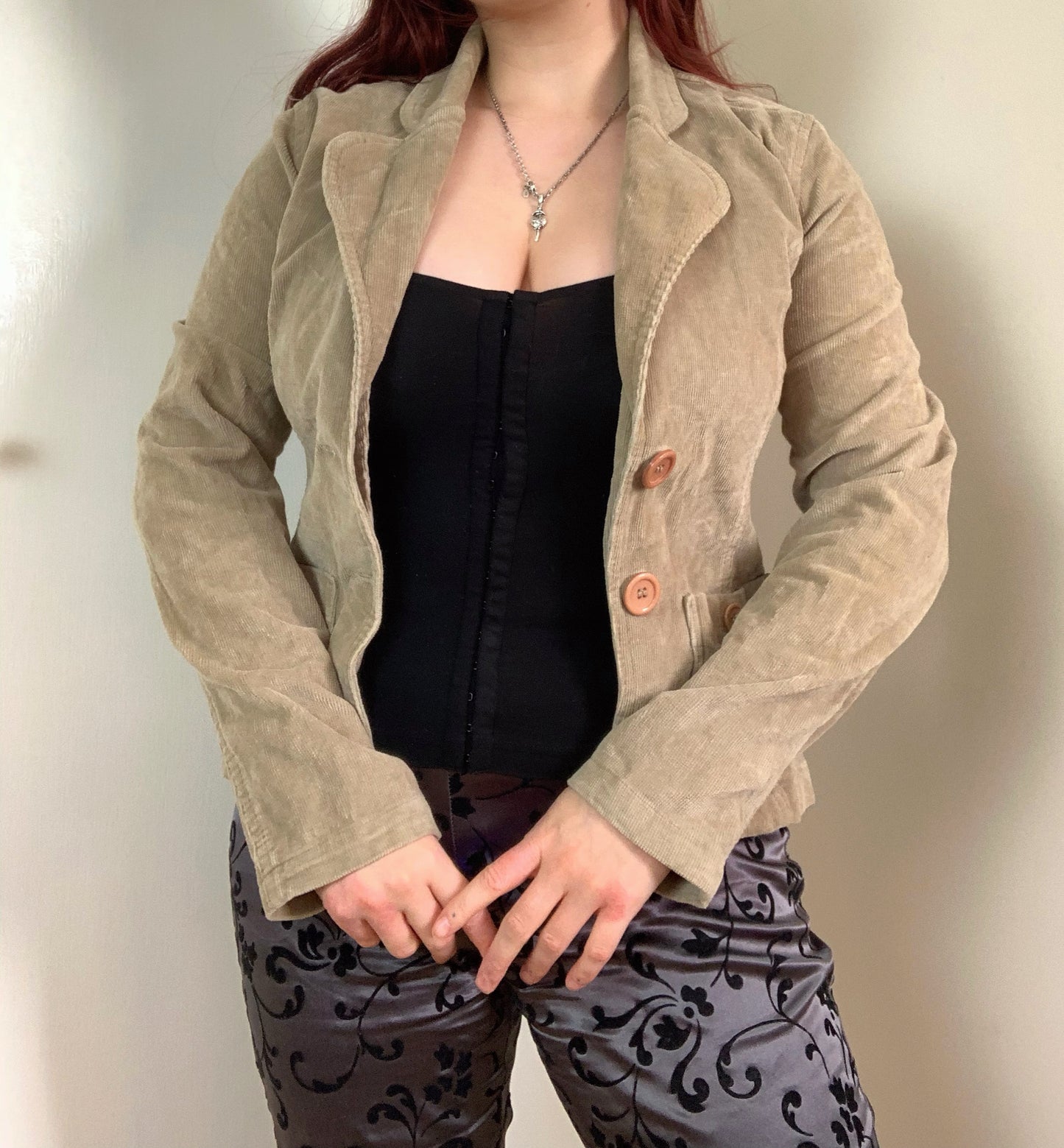 Lexie 90s/Y2K Corduroy Jacket UK 8/10