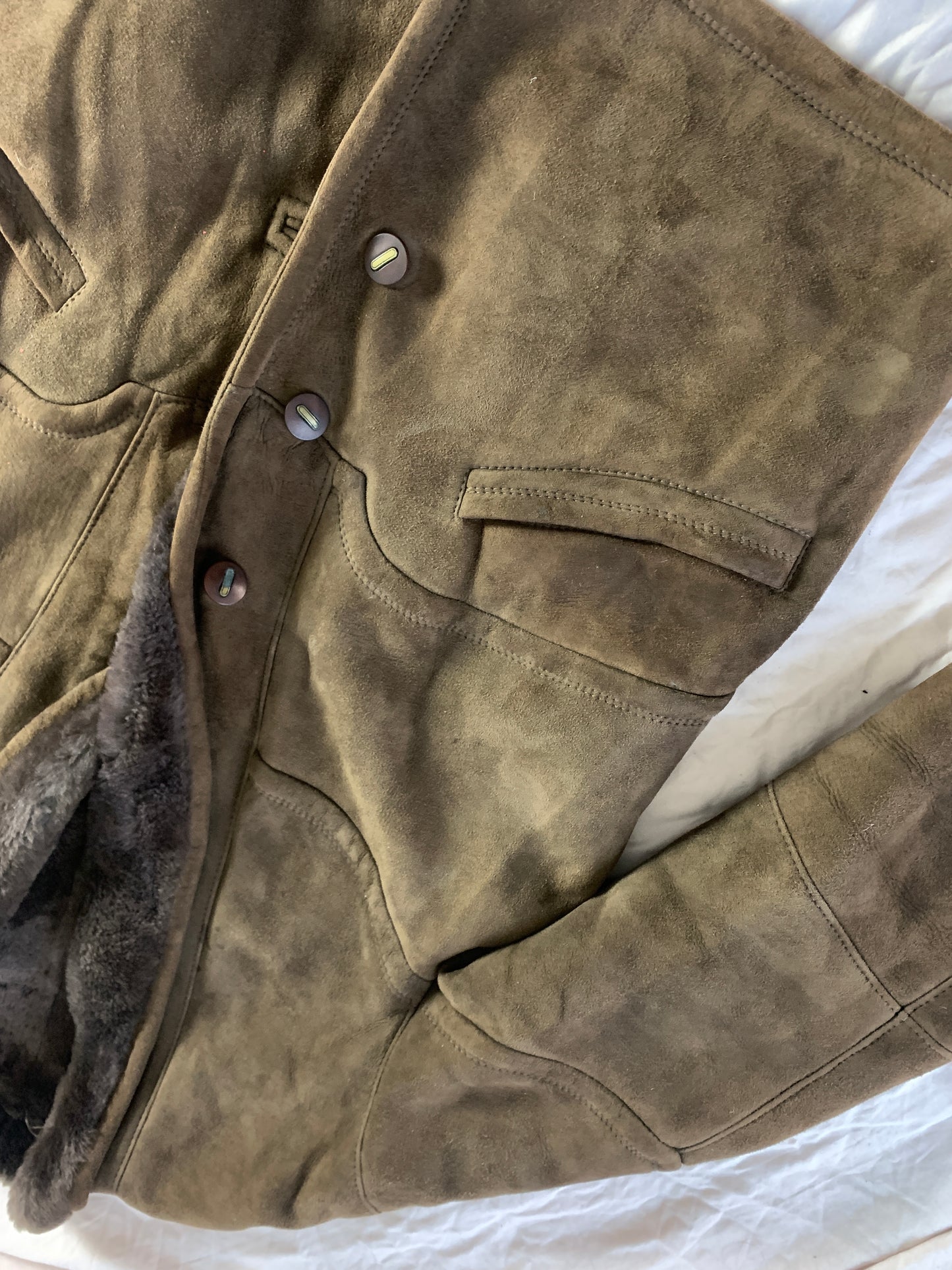 Lee 90s Shearling Coat UK 18-20/XL