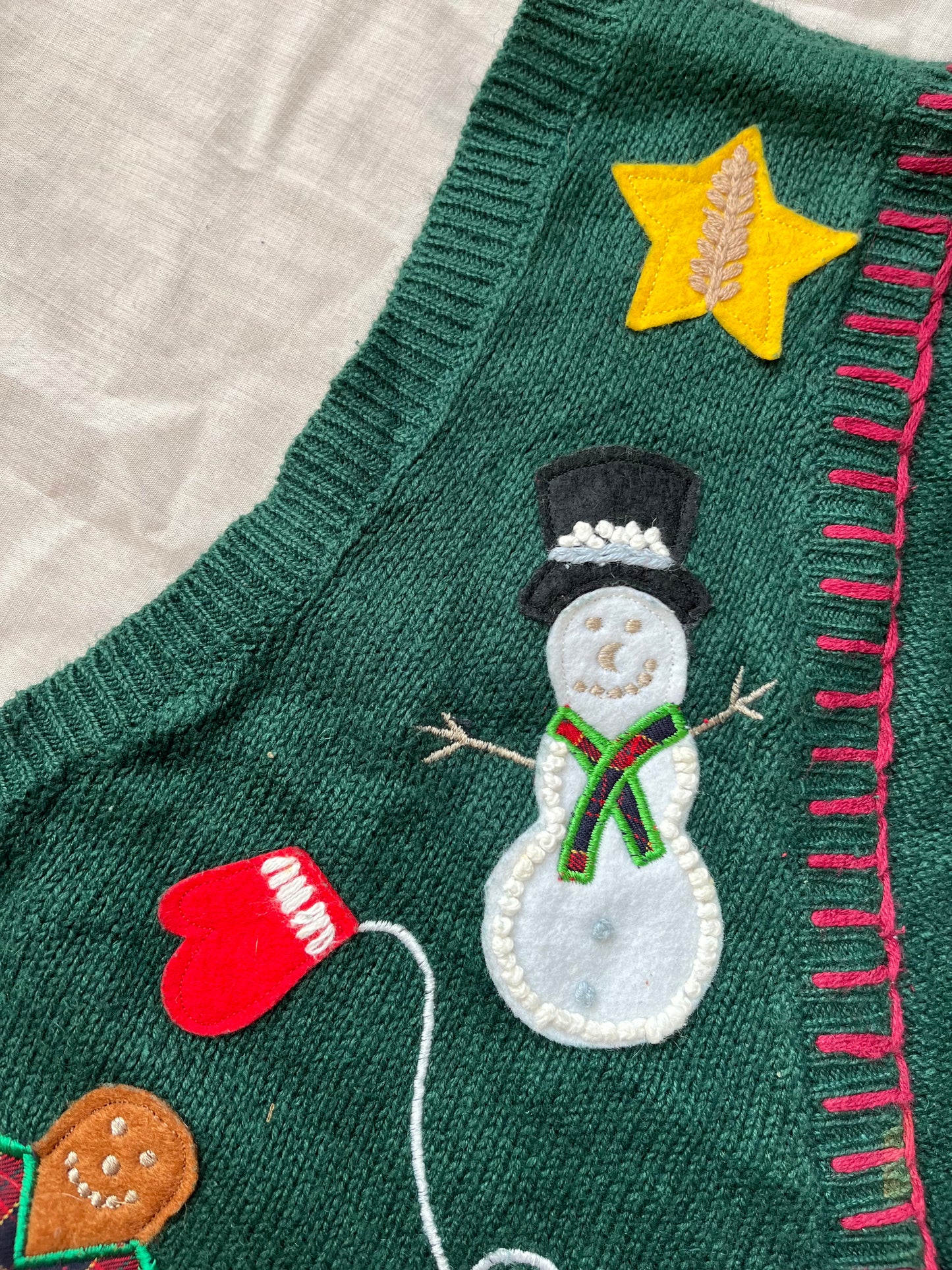 Frosty 1990s Sweater Vest UK 4-14
