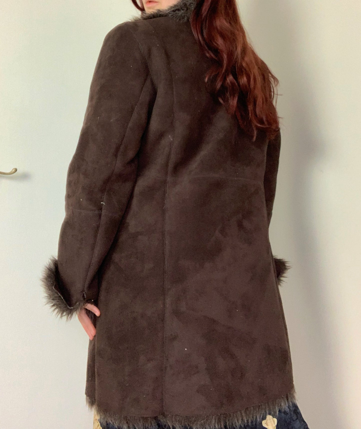 Edie 90s Afghan Coat UK 14-16/L