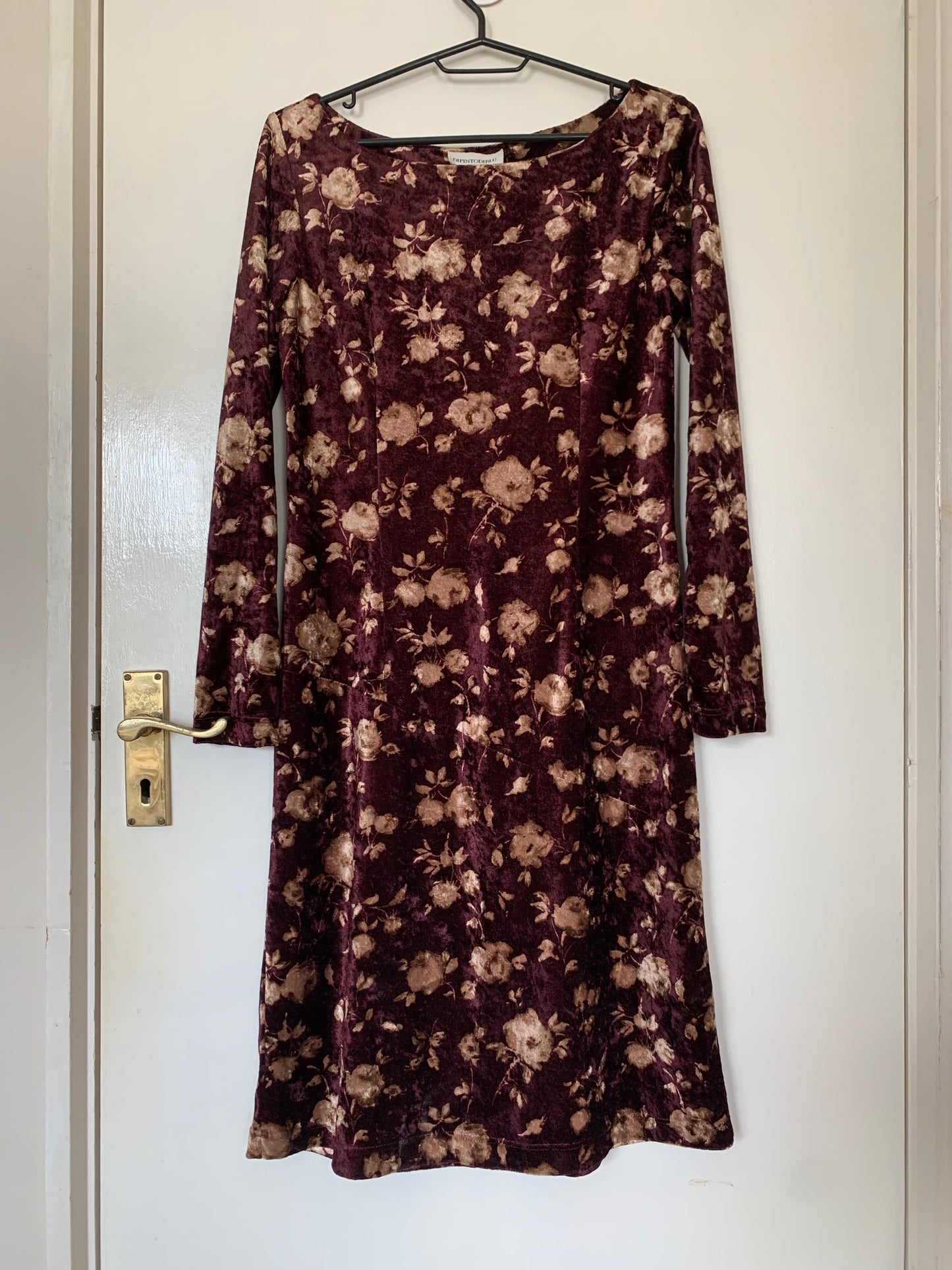 Drusilla 90s Velvet Dress UK 12