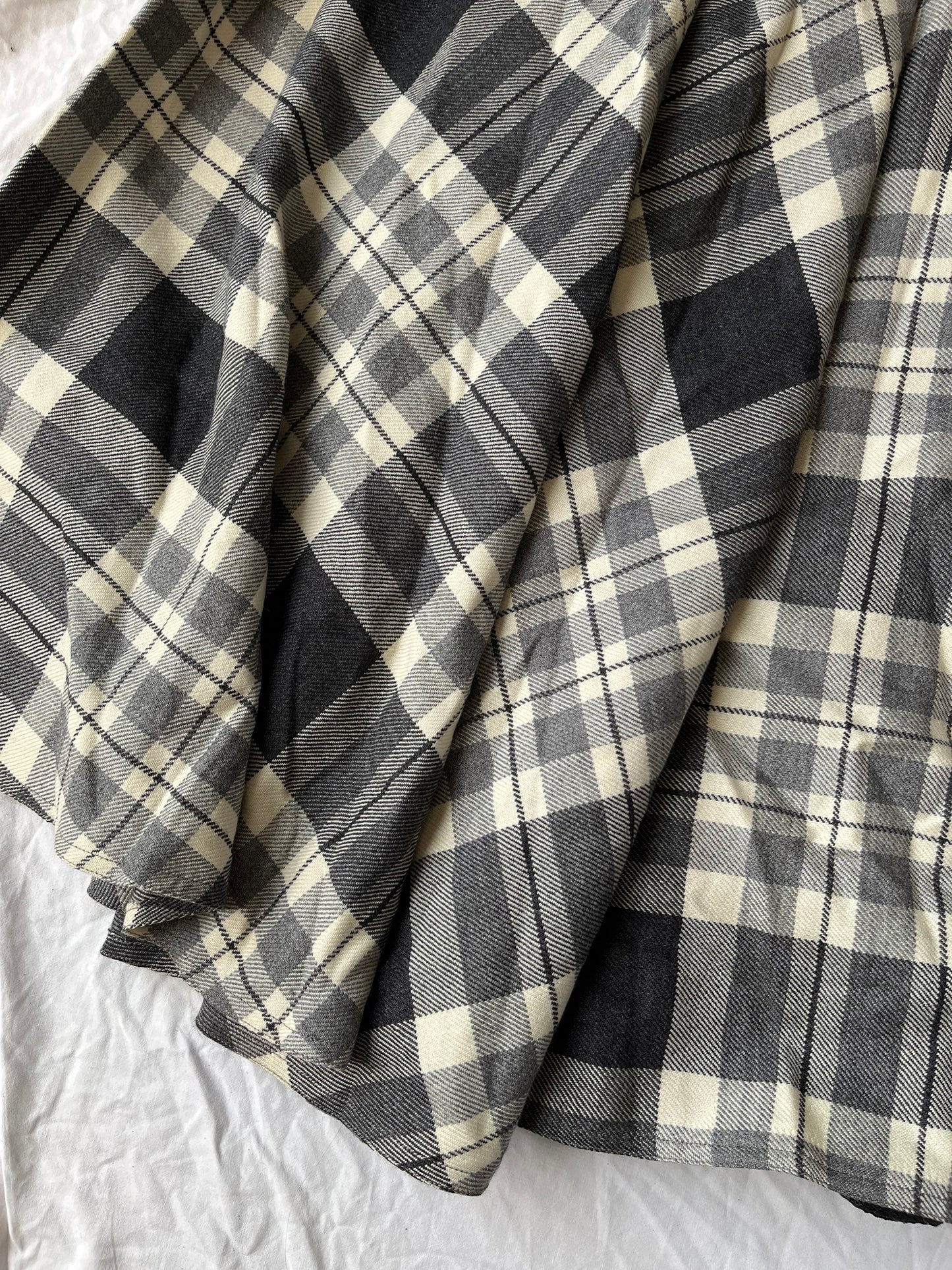 Tartan Maxi Skirt UK 6