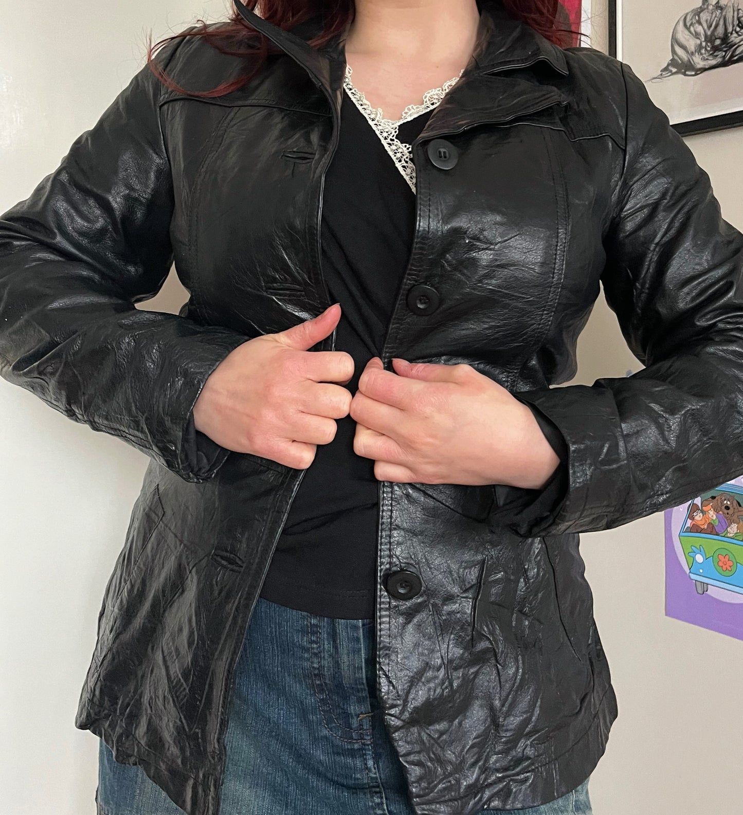 Nia Leather Jacket UK 8-10