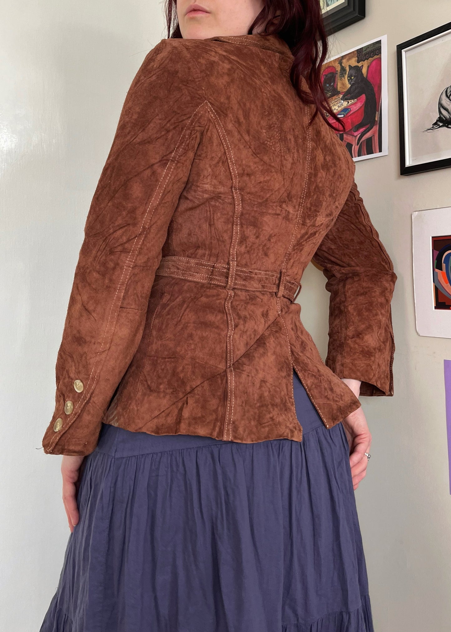 Cordelia Suede Jacket UK 8-10