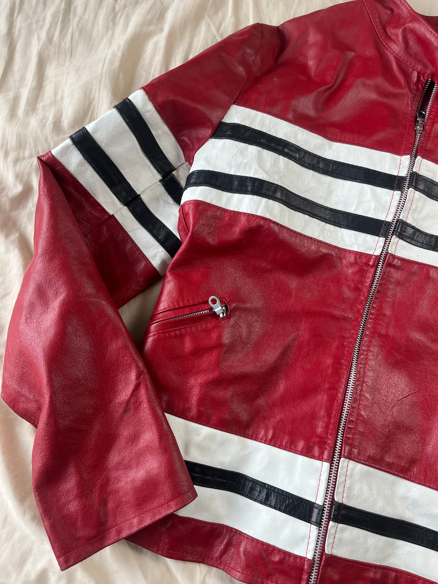 Daisy Leather Jacket UK 10
