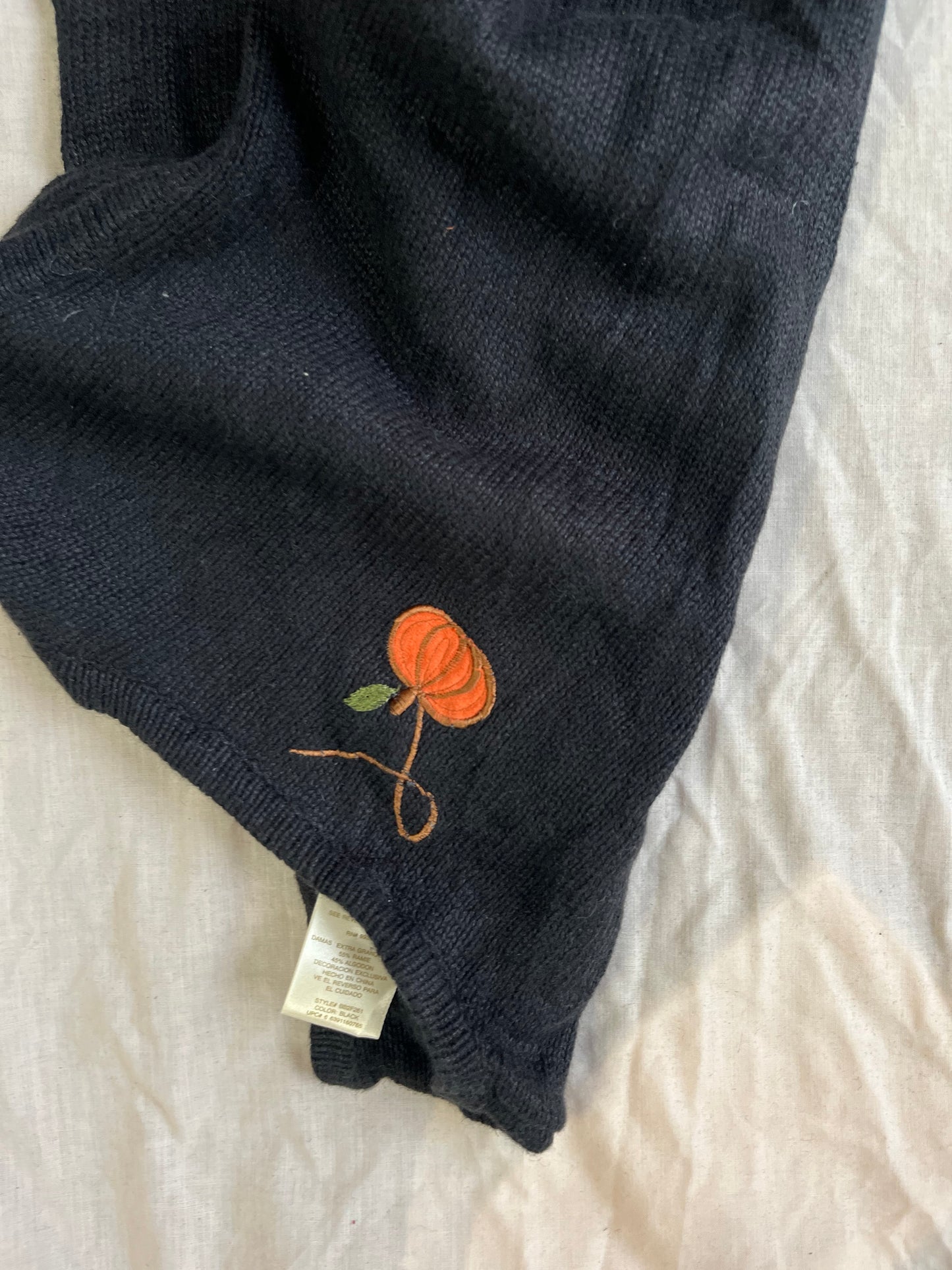Pumpkin Spice 1990s Halloween Sweater Vest M/L