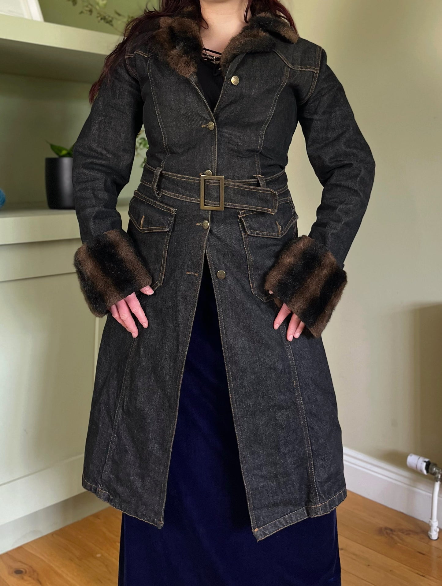 Cartoon Network Denim Afghan Coat UK 10/S