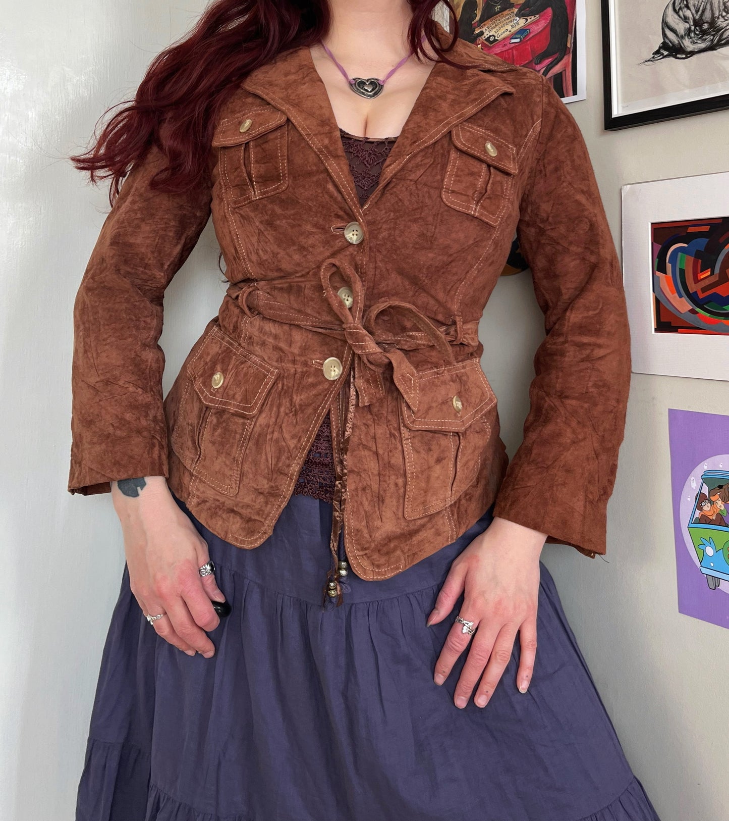 Cordelia Suede Jacket UK 8-10