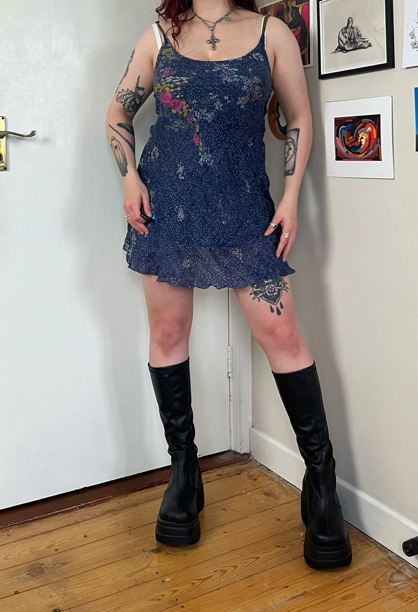 Sylvie 90s Dress UK 8